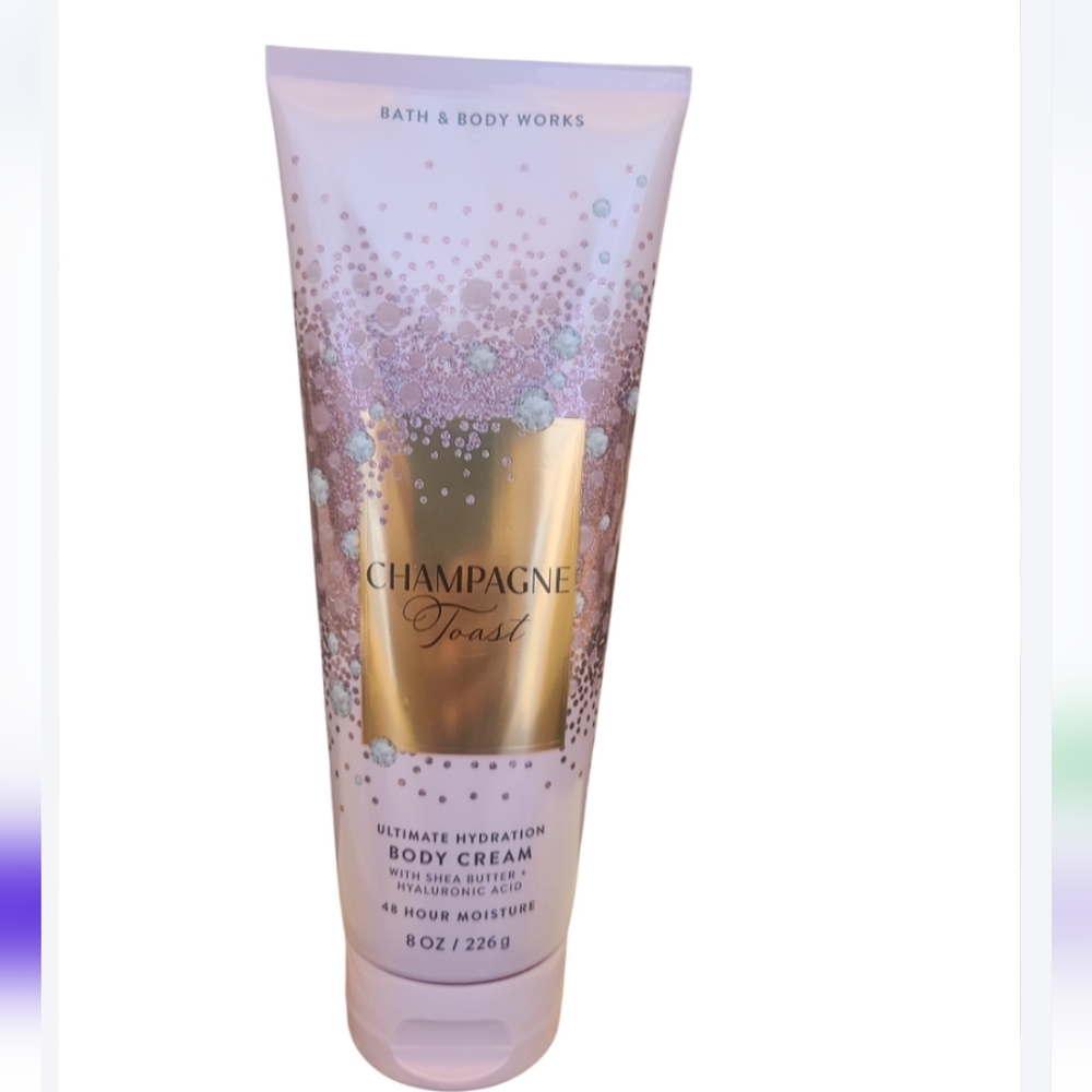 Bath & Body Works Champagne Toast Body Cream - Pink and Gold